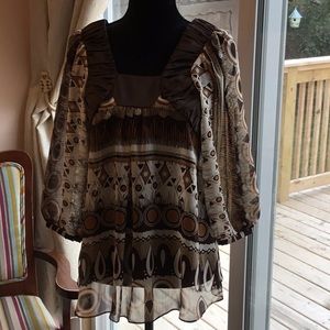 NWT BCBG Multi Color Shirt